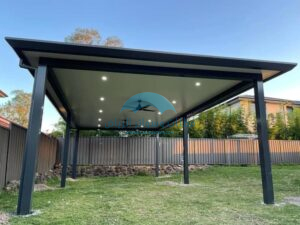 مظلات حديد للحدائق