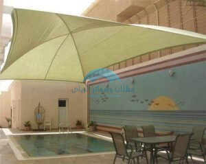 مظلات مسابح متحركة
