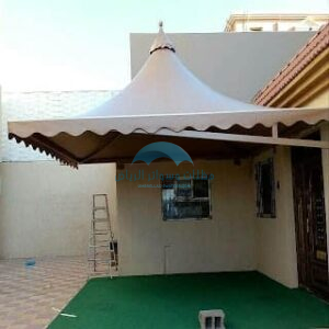 مظلات حديد للحدائق