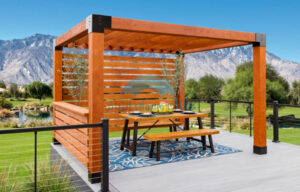 مظلات حدائق فيبر جلاس