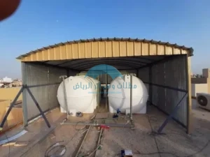 مظلات خزانات المياه