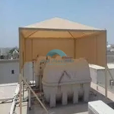 مظلات خزانات المياه