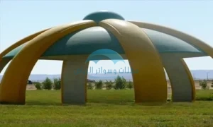 مظلات فيبر جلاس للساحات
