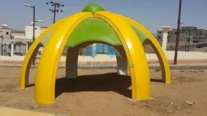 مظلات فيبر جلاس للمدارس