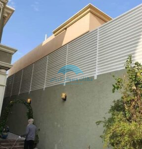 تركيب سواتر للجدران حديد مجدول وشرائح وليزر بأحدث التصاميم