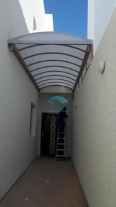 مظلات ارتداد منازل قماش