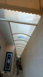 تصميم وتركيب مظلات ارتداد لتغطيه ارتداد احواش المنازل