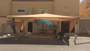 تركيب مظلات وسواتر بالمزاحمية